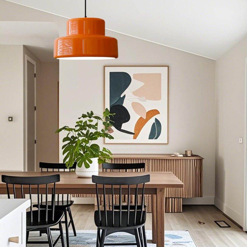 Fiorange – Vintage Pendant Light with Adjustable Cable & Warm White Glow – Stylish Kitchen Pendant Lighting for Modern Spaces 12