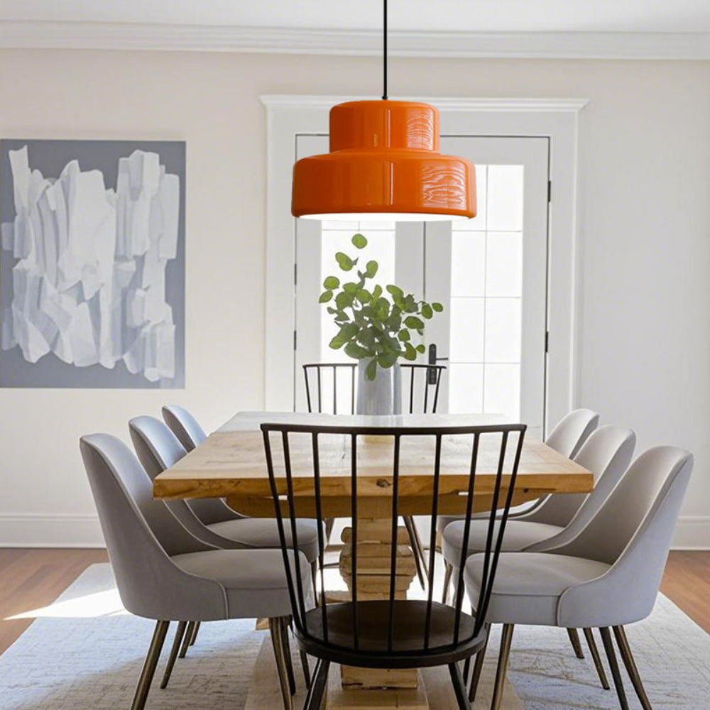 Fiorange – Vintage Pendant Light with Adjustable Cable & Warm White Glow – Stylish Kitchen Pendant Lighting for Modern Spaces 13