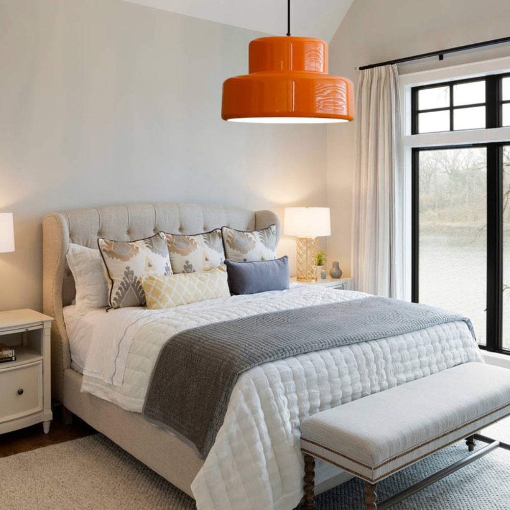 Fiorange – Vintage Pendant Light with Adjustable Cable & Warm White Glow – Stylish Kitchen Pendant Lighting for Modern Spaces 14