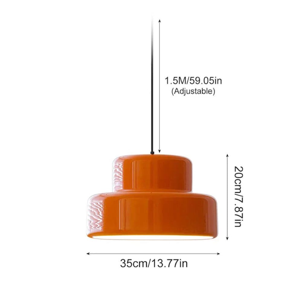 Fiorange – Vintage Pendant Light with Adjustable Cable & Warm White Glow – Stylish Kitchen Pendant Lighting for Modern Spaces 21