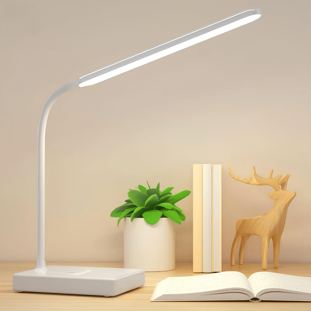 FlexiGlow – Adjustable LED Desk Lamp with USB Charging Port – Eye-Friendly Illumination for Home and Office 3