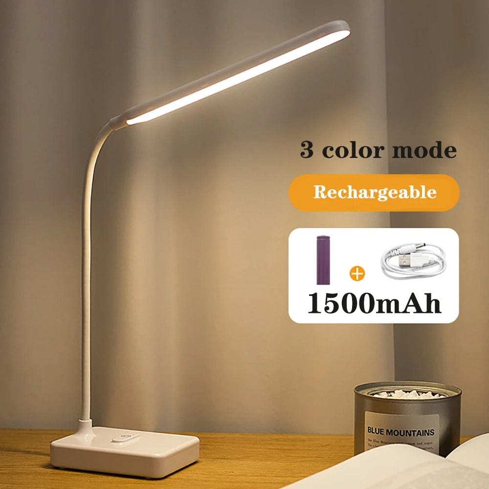 FlexiGlow – Adjustable LED Desk Lamp with USB Charging Port – Eye-Friendly Illumination for Home and Office 4