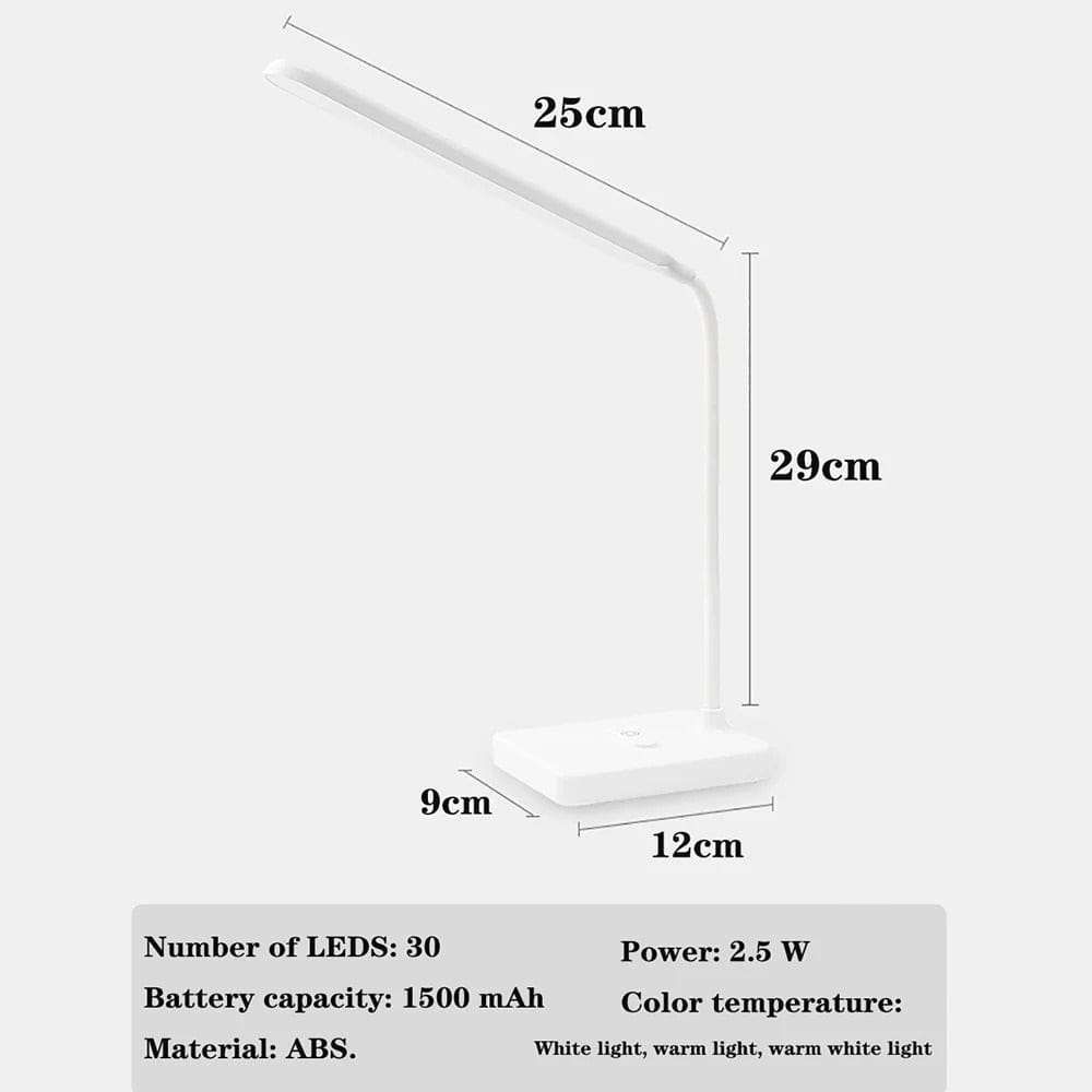 FlexiGlow – Adjustable LED Desk Lamp with USB Charging Port – Eye-Friendly Illumination for Home and Office 5