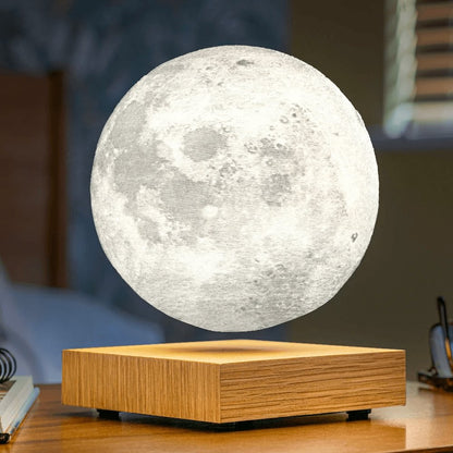 Lunar Glow | Floating Moon Lamp with Magnetic Levitation & Ambient LED Light – Enchanting Home Decor for Serenity 3