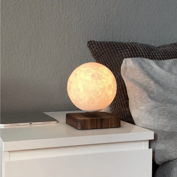 Lunar Glow | Floating Moon Lamp with Magnetic Levitation & Ambient LED Light – Enchanting Home Decor for Serenity 5