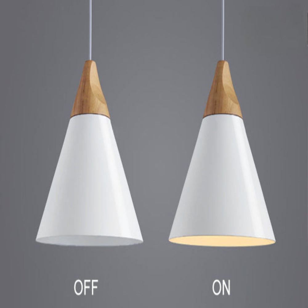 Forenzo – Modern Chandelier Light with Metal-Wood Design – Stylish Fixture for Cozy Dining Spaces 2