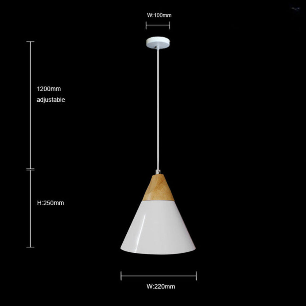 Forenzo – Modern Chandelier Light with Metal-Wood Design – Stylish Fixture for Cozy Dining Spaces 4