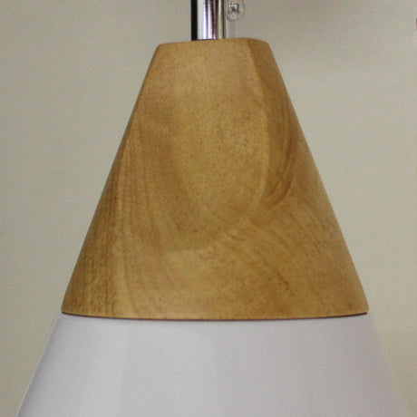 Forenzo – Modern Chandelier Light with Metal-Wood Design – Stylish Fixture for Cozy Dining Spaces 5