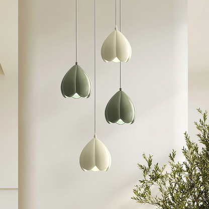 Zemras Cream-Colored Pendant Lamp - Rustic Glass Design for Elegant Lighting 8