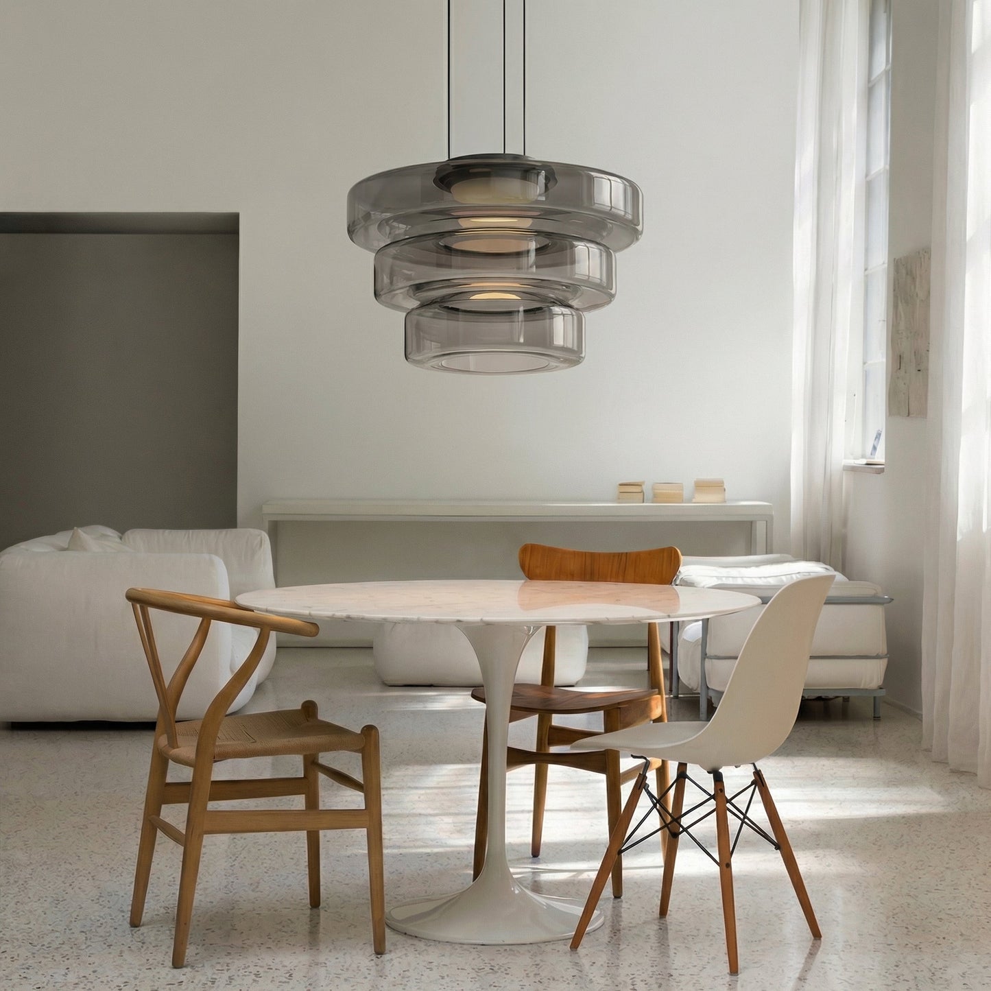 Luminex Layered Glass Pendant Light