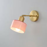 Brushed Gold Glass Sconce
