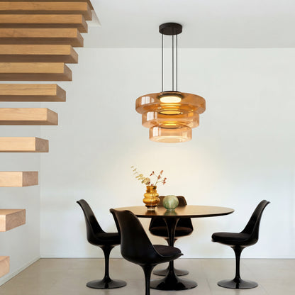 Luminex Layered Glass Pendant Light