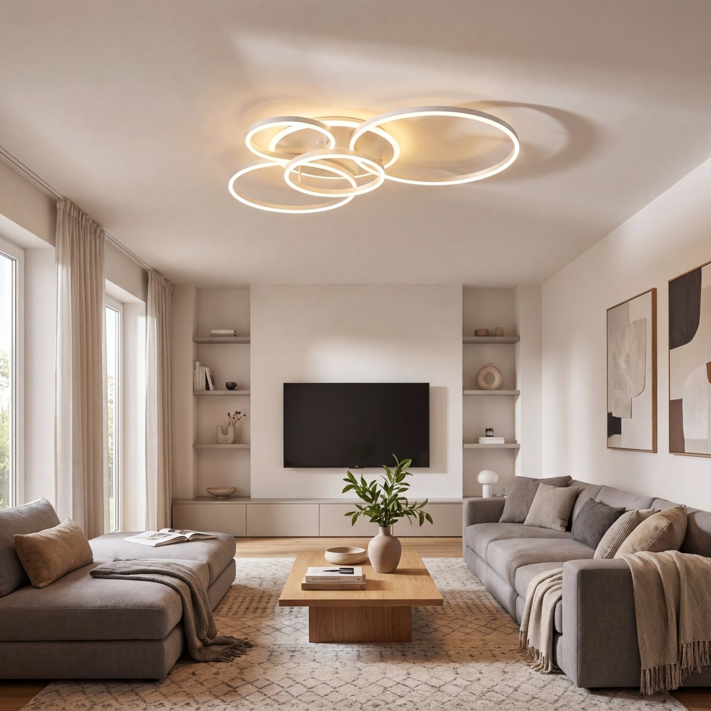 Aroha Halo Ring Ceiling Light