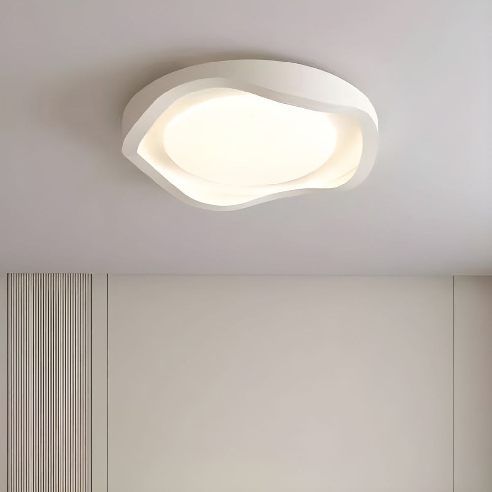 GeoLume – Flush Mount Ceiling Light with Geometric Design & Integrated 44W LED for Modern Elegance 1
