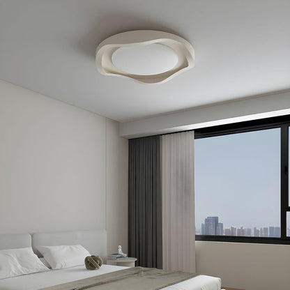 GeoLume – Flush Mount Ceiling Light with Geometric Design & Integrated 44W LED for Modern Elegance 13