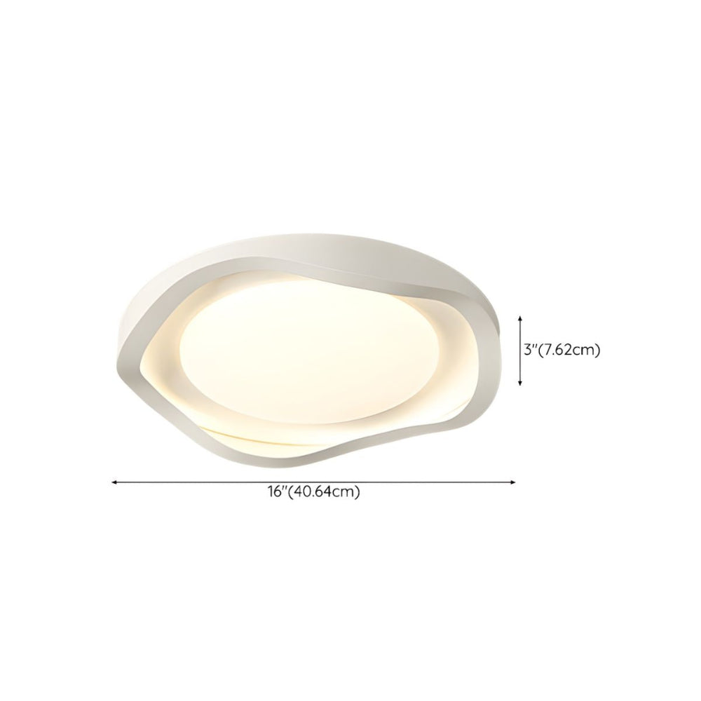 GeoLume – Flush Mount Ceiling Light with Geometric Design & Integrated 44W LED for Modern Elegance 14