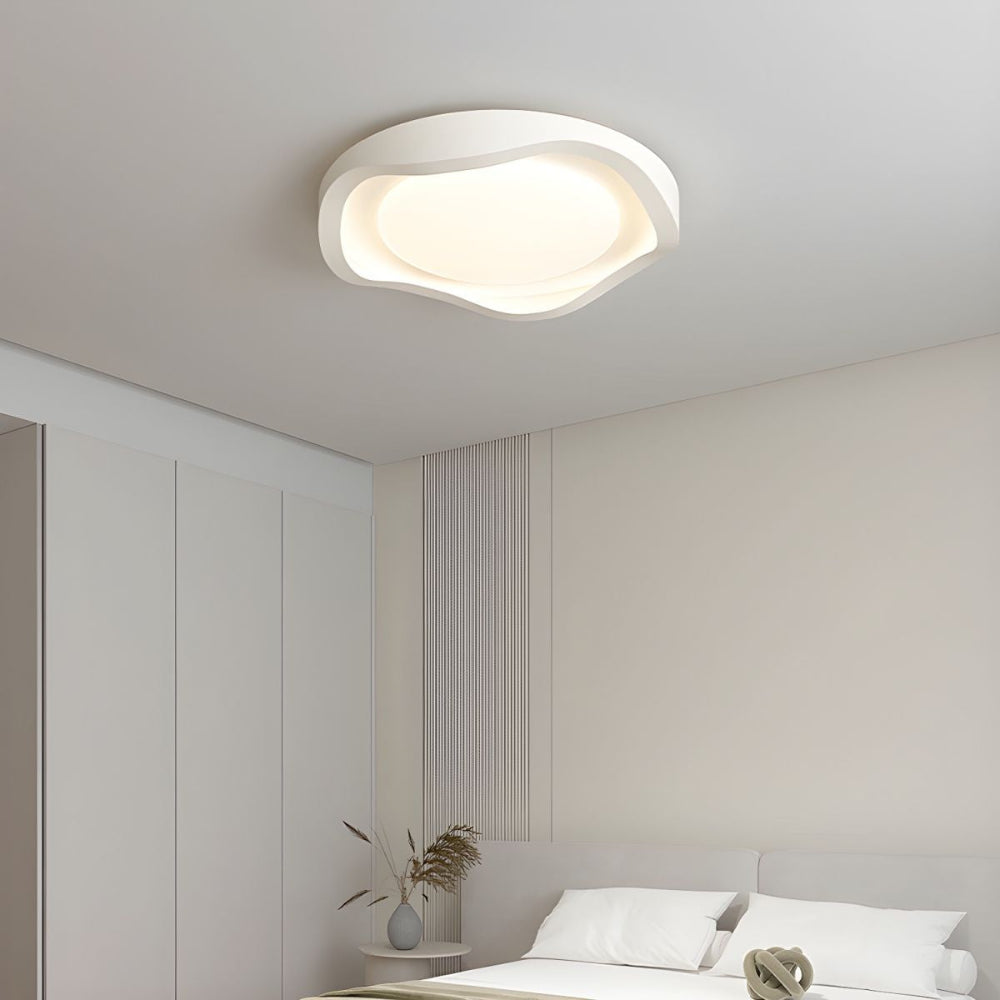 GeoLume – Flush Mount Ceiling Light with Geometric Design & Integrated 44W LED for Modern Elegance 5