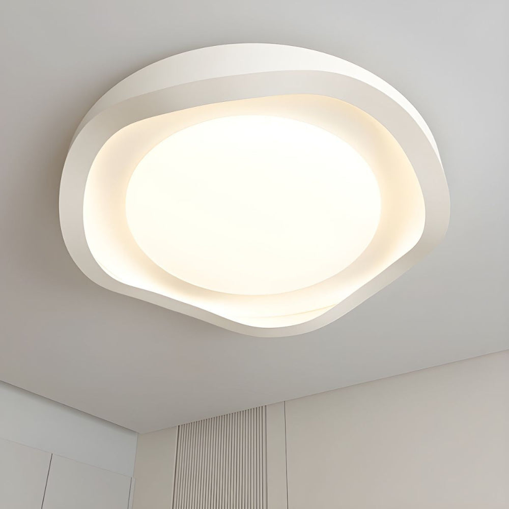 GeoLume – Flush Mount Ceiling Light with Geometric Design & Integrated 44W LED for Modern Elegance 6