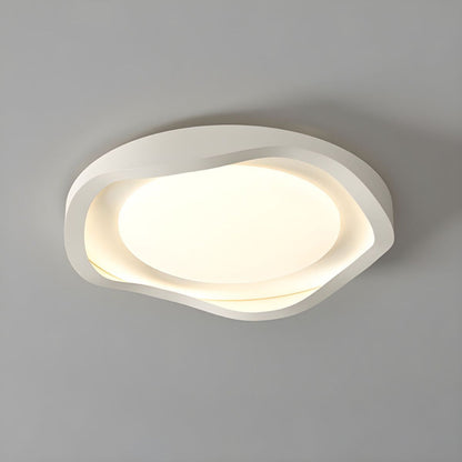 GeoLume – Flush Mount Ceiling Light with Geometric Design & Integrated 44W LED for Modern Elegance 9
