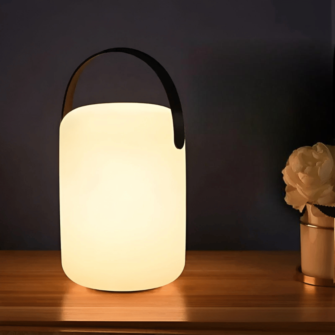 GloHaven – Portable LED Table Lamp with Remote Control & Adjustable Brightness – Stylish Lighting for Indoor and Outdoor Use 4