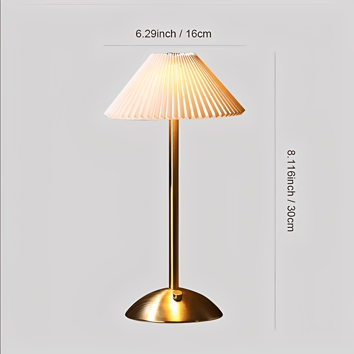 Glowver | Cordless LED Desk Lamp with Touch Control – Adjustable Brightness for Versatile Lighting 4