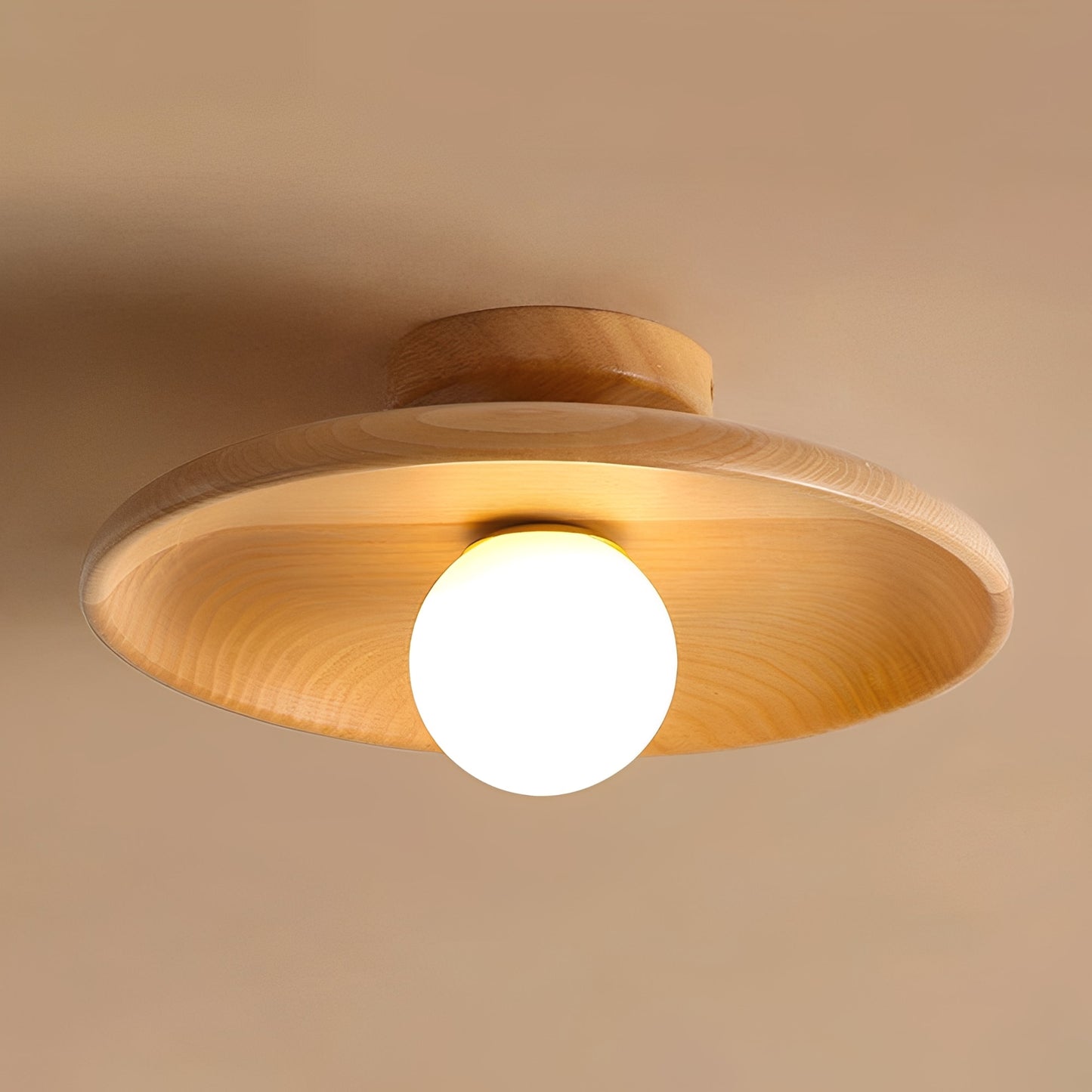 Glowvia – Minimalist Flush-Mounted Ceiling Light with Soft Glow – Elegant Design for Cozy Interiors 2