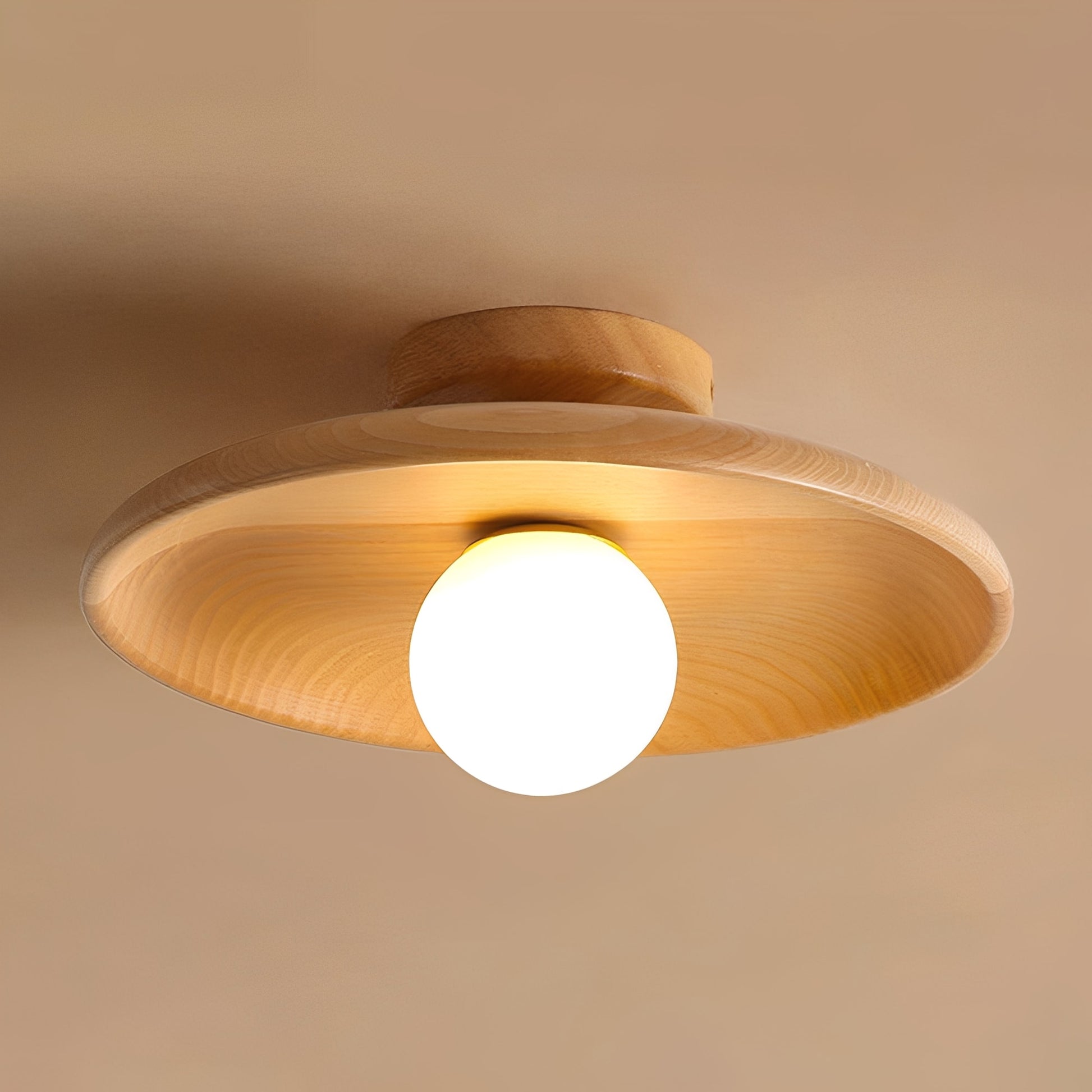 Glowvia – Minimalist Flush-Mounted Ceiling Light with Soft Glow – Elegant Design for Cozy Interiors 2