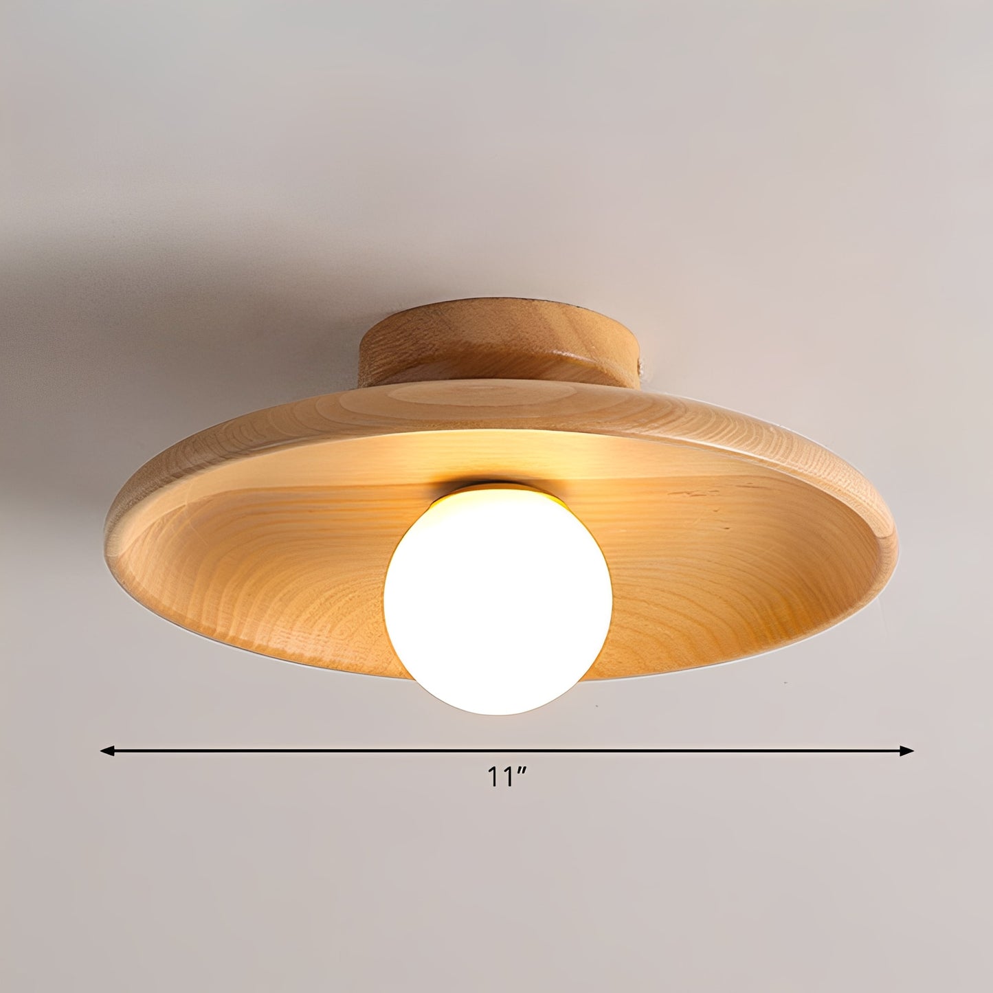 Glowvia – Minimalist Flush-Mounted Ceiling Light with Soft Glow – Elegant Design for Cozy Interiors 5