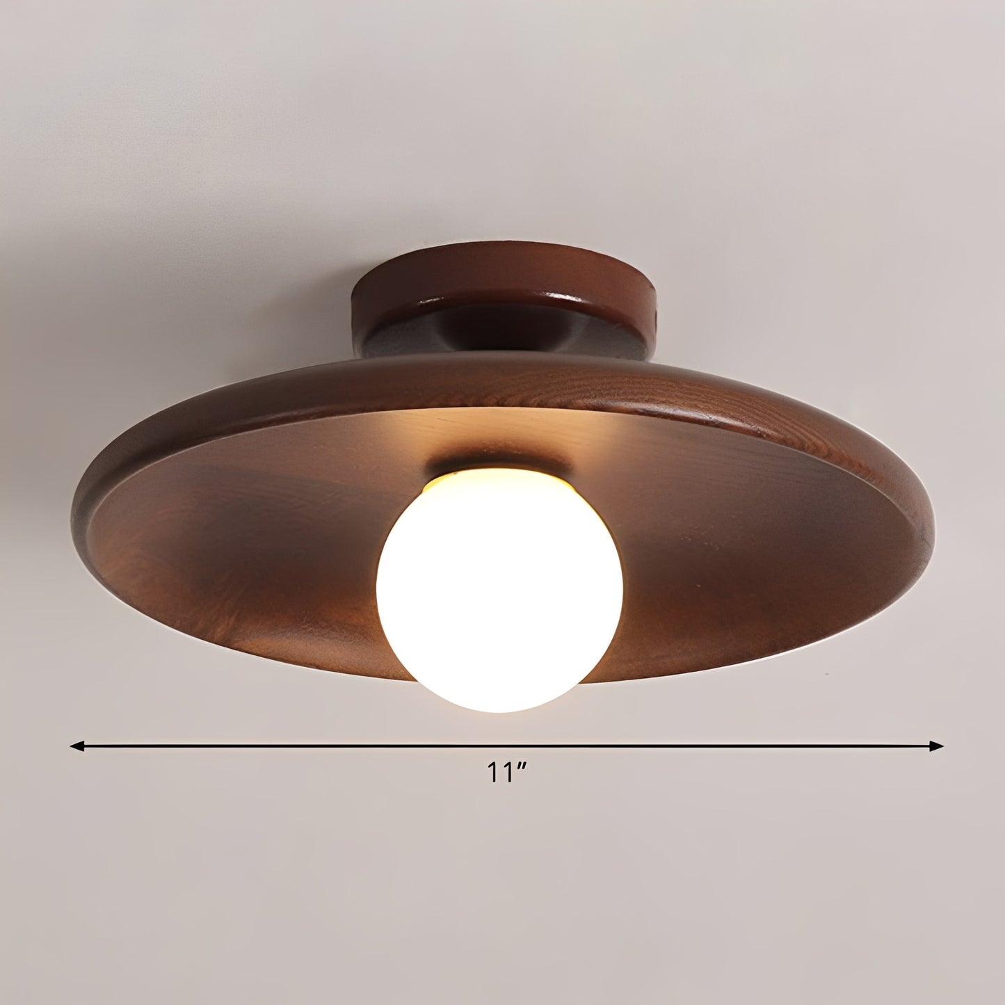 Glowvia – Minimalist Flush-Mounted Ceiling Light with Soft Glow – Elegant Design for Cozy Interiors 7