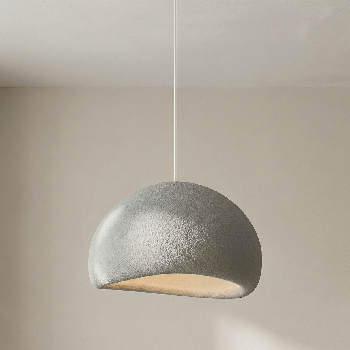 Organic Pebble Pendant Light