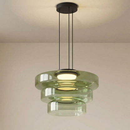 Luminex Layered Glass Pendant Light