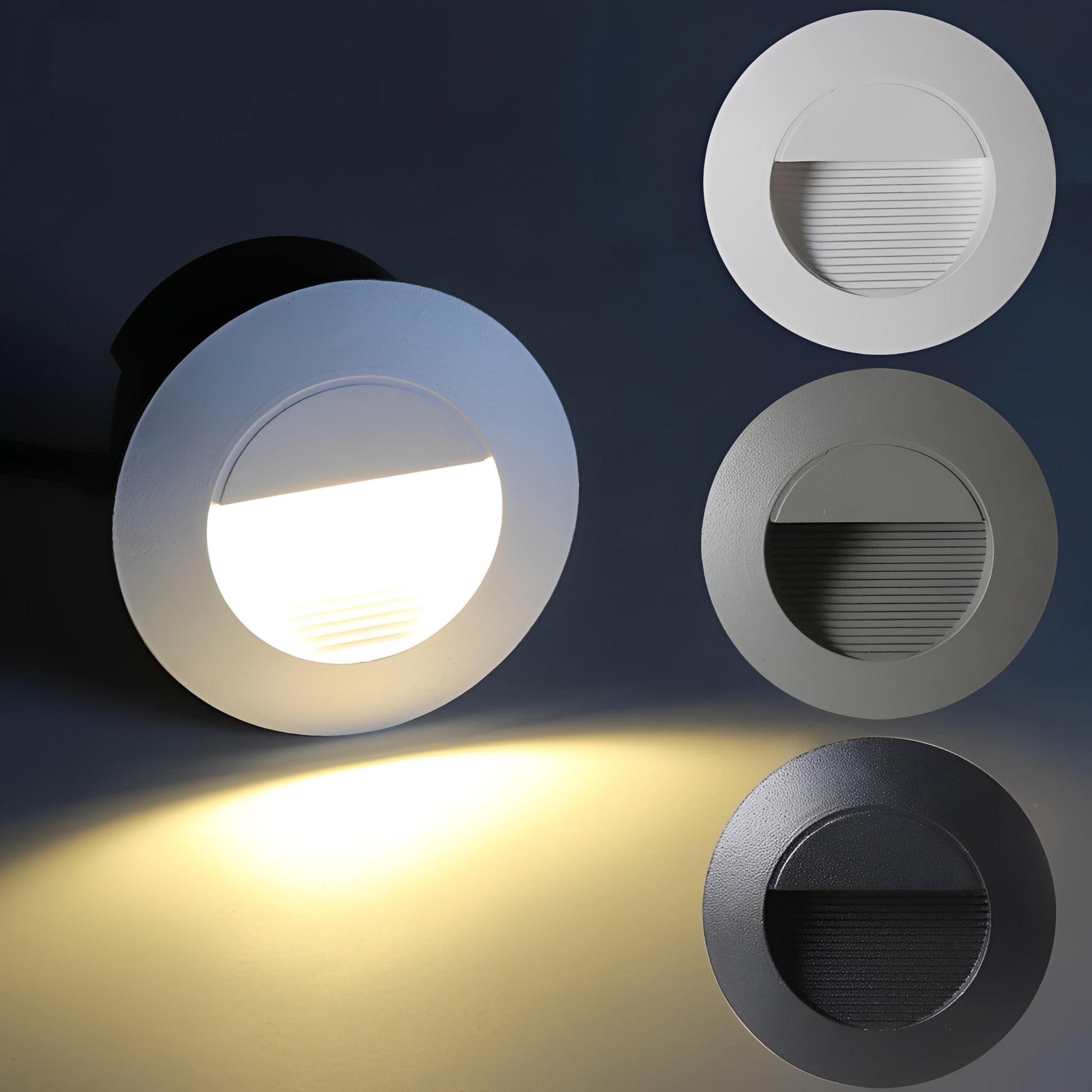 Orvalo | Round LED Outdoor Staircase Light with Soft Illumination – Energy-Efficient Lighting for Safety 5