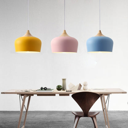 Deo Nordic Minimalist Pendant Light - Modern Design with Wooden Accent for Elegant Spaces 10