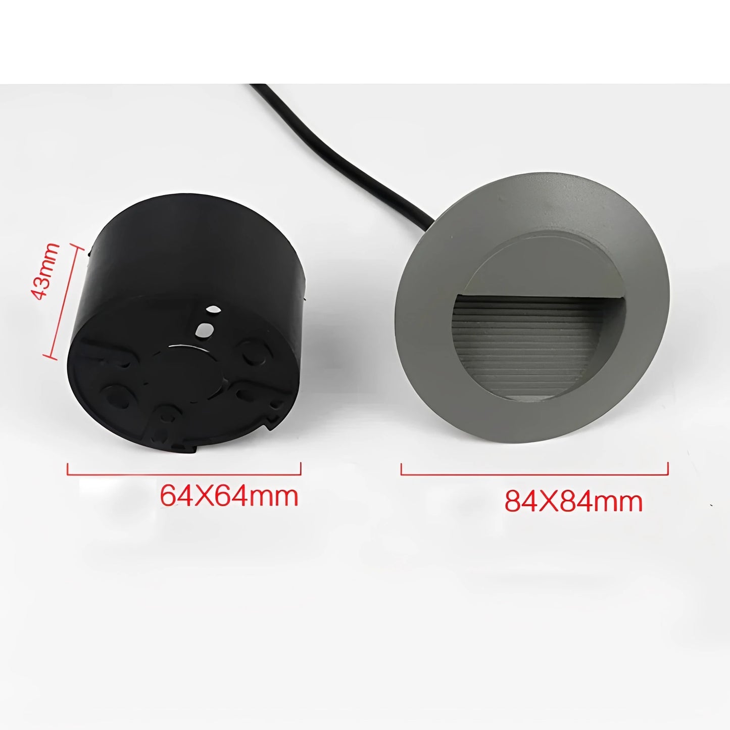 Orvalo | Round LED Outdoor Staircase Light with Soft Illumination – Energy-Efficient Lighting for Safety 7