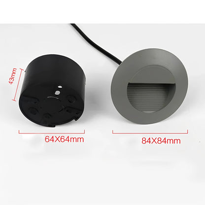 Orvalo | Round LED Outdoor Staircase Light with Soft Illumination – Energy-Efficient Lighting for Safety 7