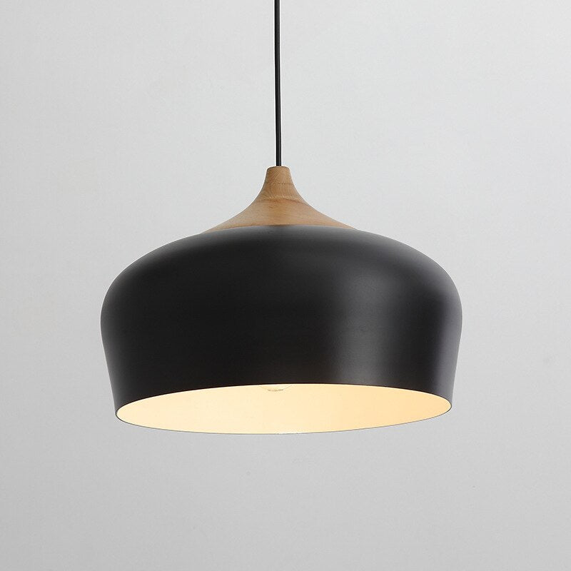 Deo Nordic Minimalist Pendant Light - Modern Design with Wooden Accent for Elegant Spaces 2