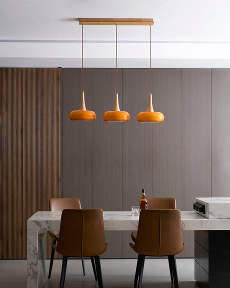 Veloria Wood Pendant Minimal Ceiling Light