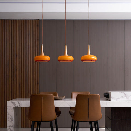 Veloria Wood Pendant Minimal Ceiling Light