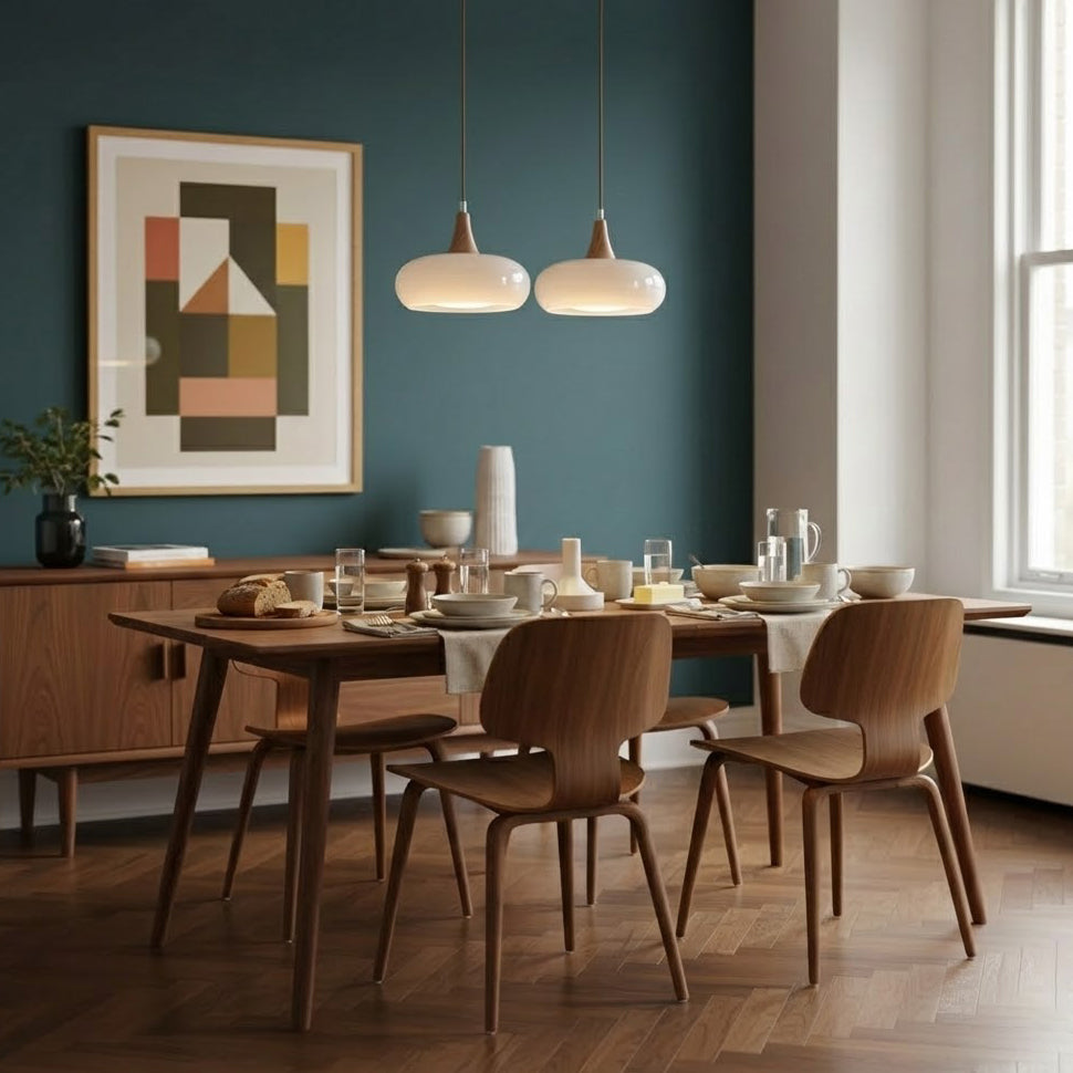 Veloria Wood Pendant Minimal Ceiling Light