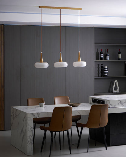 Veloria Wood Pendant Minimal Ceiling Light