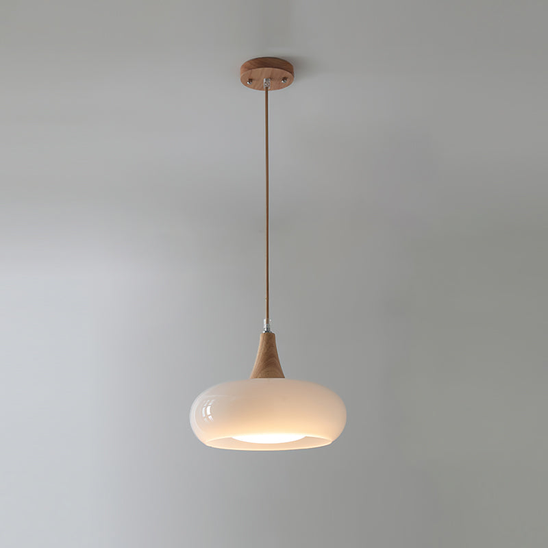 Veloria Wood Pendant Minimal Ceiling Light
