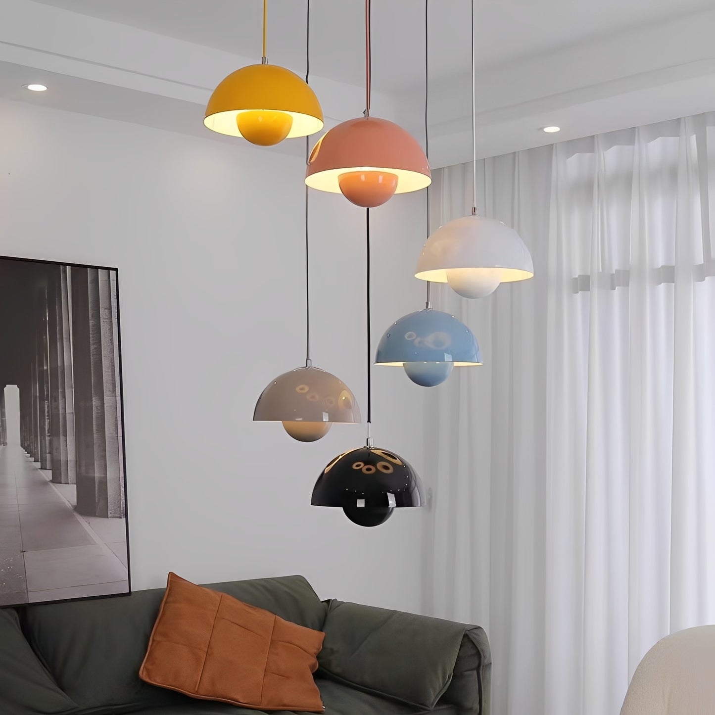Vibrant Collection – Modern Chandelier Light with Dimmable LED for Elegant Dining Room Ambiance 9