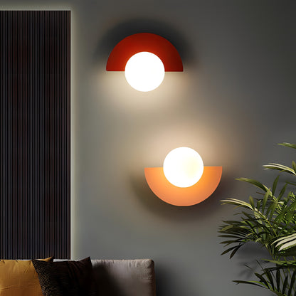Nordic Elegance | Half-Moon Wall Lamp with LED Glow – Modern Design for Cozy Ambience 7