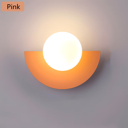 Nordic Elegance | Half-Moon Wall Lamp with LED Glow – Modern Design for Cozy Ambience 6