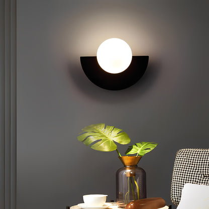 Nordic Elegance | Half-Moon Wall Lamp with LED Glow – Modern Design for Cozy Ambience 8