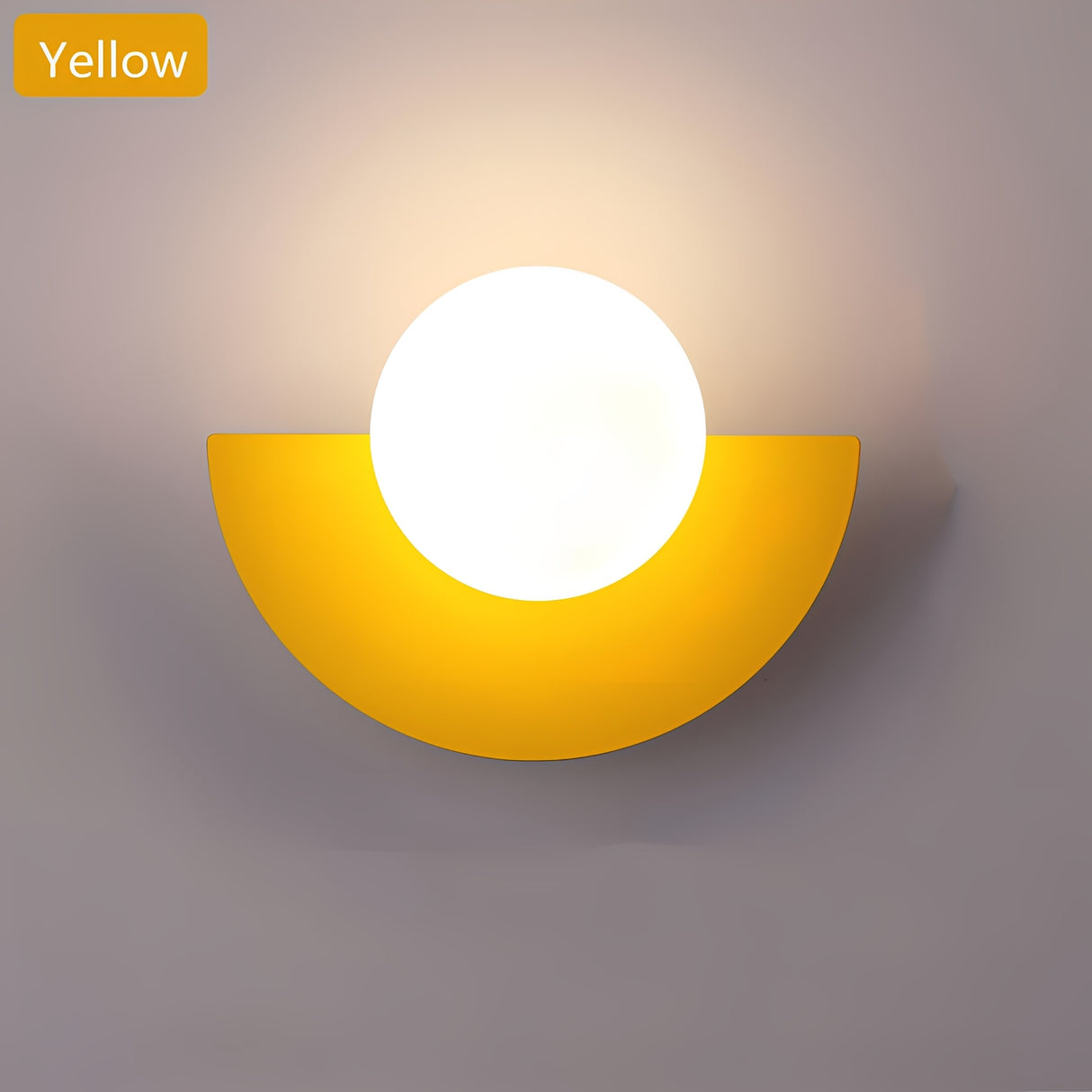 Nordic Elegance | Half-Moon Wall Lamp with LED Glow – Modern Design for Cozy Ambience 5