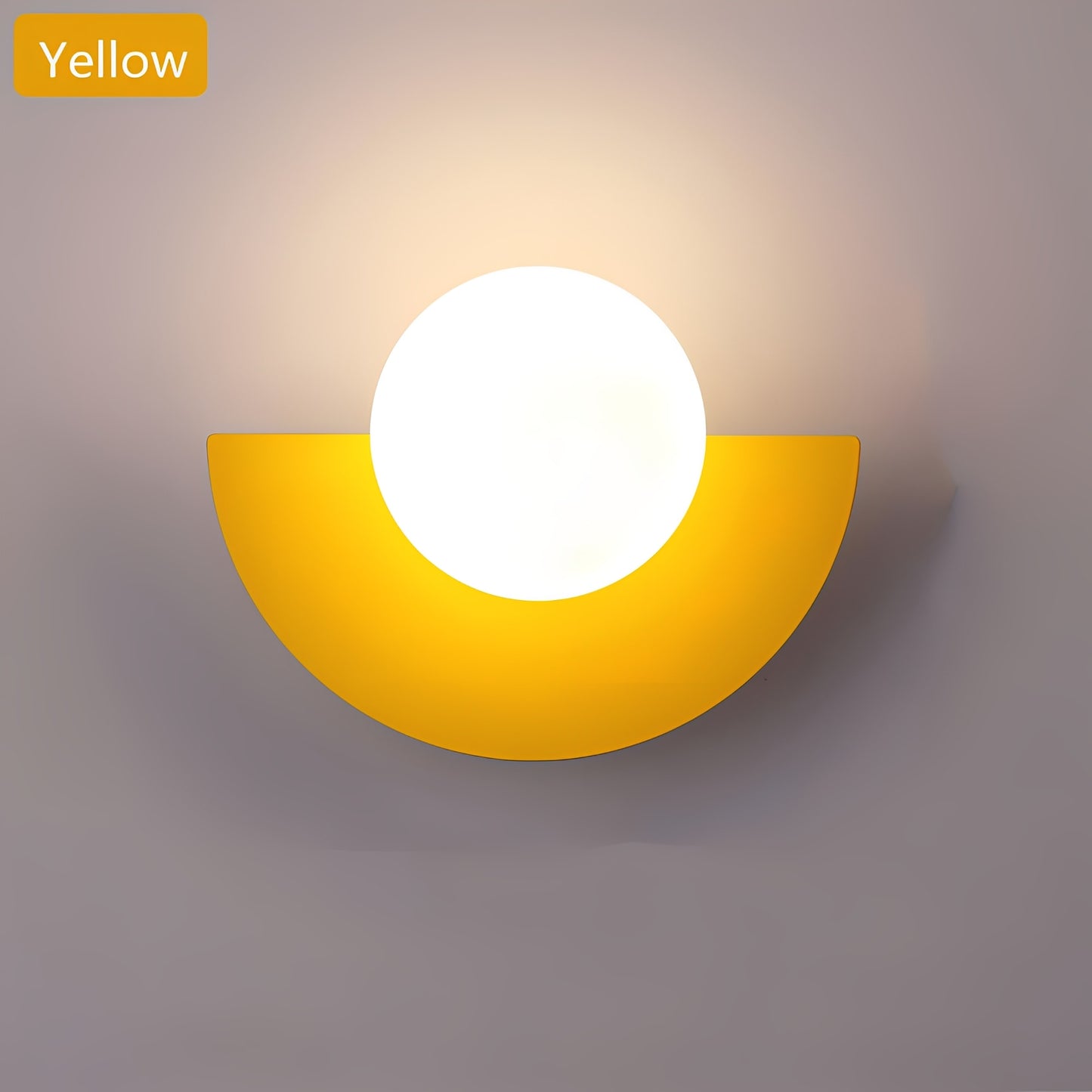 Nordic Elegance | Half-Moon Wall Lamp with LED Glow – Modern Design for Cozy Ambience 5