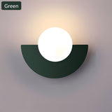 Nordic Elegance | Half-Moon Wall Lamp with LED Glow – Modern Design for Cozy Ambience 3