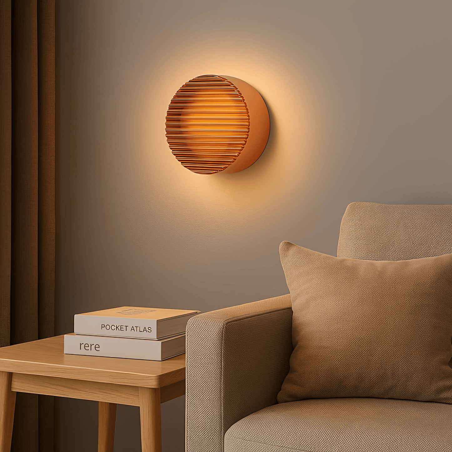 HaloGlow – Round LED Wall Light with Soft Illumination – Modern Design for Elegant Spaces 2