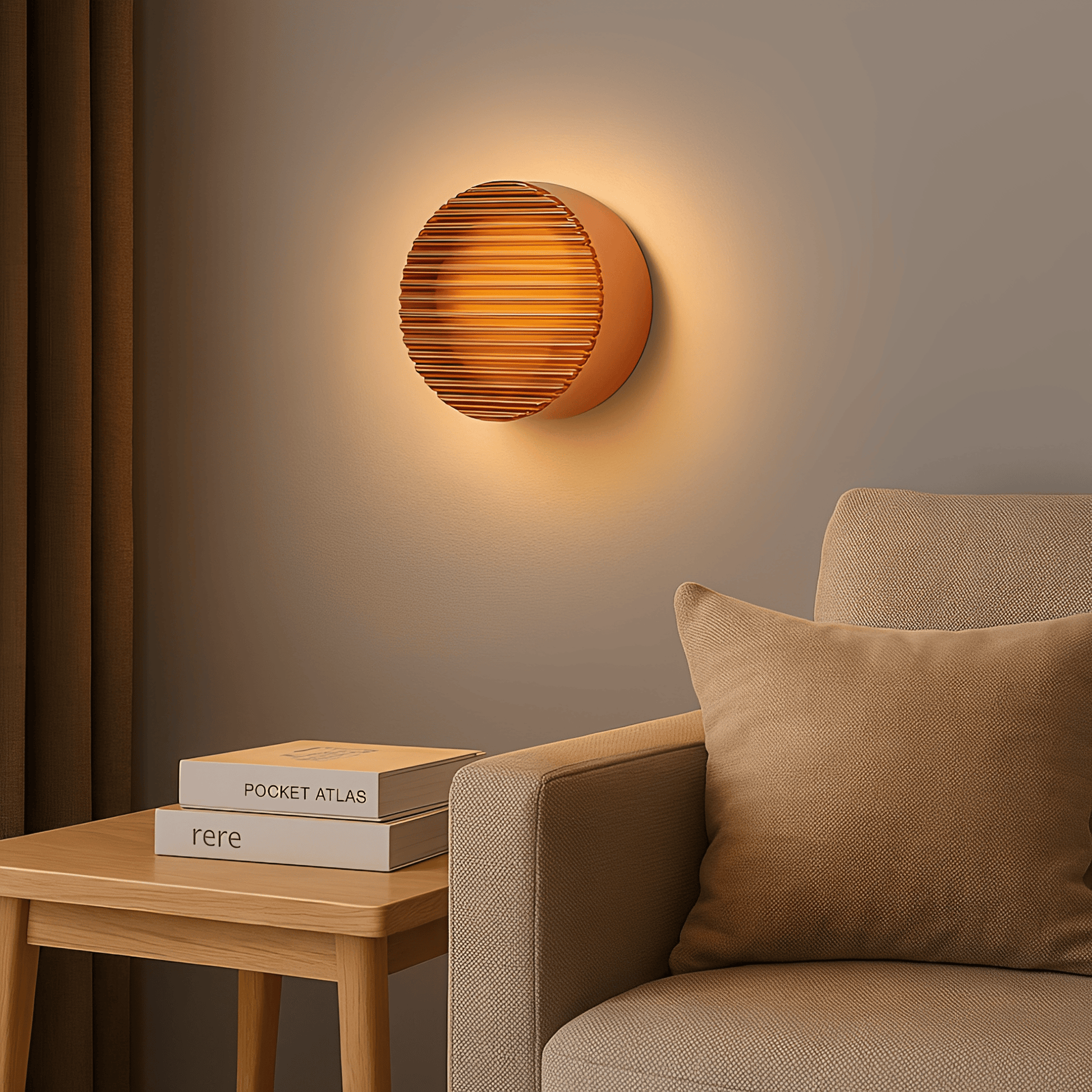 HaloGlow – Round LED Wall Light with Soft Illumination – Modern Design for Elegant Spaces 2